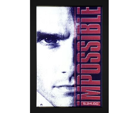 MISSION: IMPOSSIBLE 2 (2000) - David Frangioni Collection: Prototype 3D Lenticular One-Sheet, 2000Bidding for this lot will e