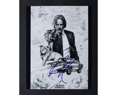 JOHN WICK: CHAPTER 2 (2017) - Keanu Reeves Autographed Mini PosterBidding for this lot will end on Thursday 30th May. The auc