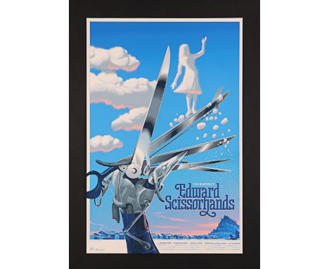 EDWARD SCISSORHANDS (1990) - Hand-Numbered Limited Edition Print by Laurent Durieux, 2016Bidding for this lot will end on Thu