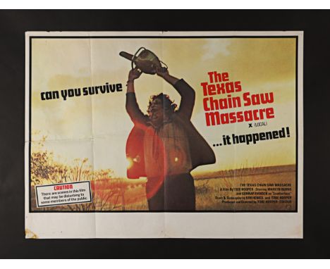 TEXAS CHAINSAW MASSACRE (1974) - UK Quad (Local), 1974Bidding for this lot will end on Thursday 30th May. The auction will be