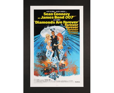 JAMES BOND: DIAMONDS ARE FOREVER (1971) - David Frangioni Collection: US One-Sheet, 1980Bidding for this lot will end on Thur