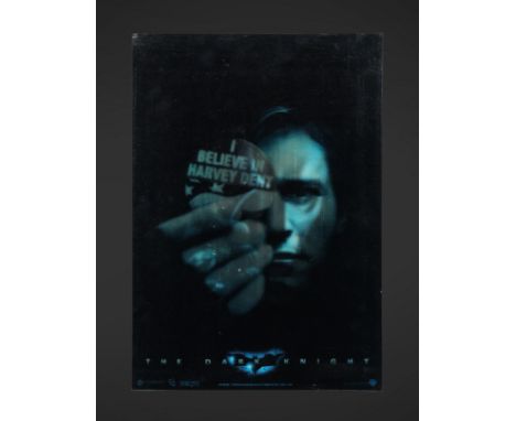 THE DARK KNIGHT (2008) - Special Poster - 3D Lenticular, 2008Bidding for this lot will end on Thursday 30th May. The auction 