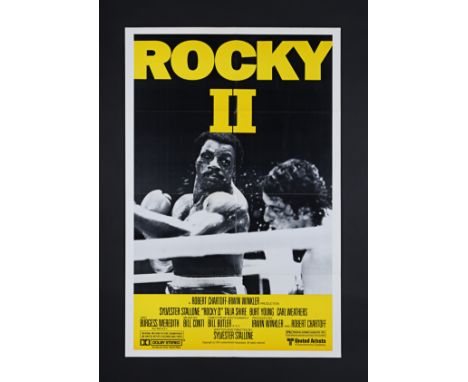 ROCKY II (1979) - David Frangioni Collection: US One-Sheet (Style B), 1979Bidding for this lot will end on Thursday 30th May.