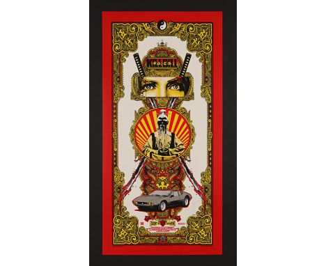 KILL BILL: VOL. 1 (2003) - Signed and Hand-Numbered Limited Pearl Foil Edition Print by Matt Dye (Blunt Graffix), 2017Bidding