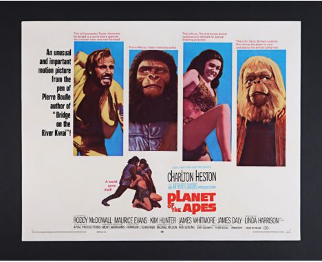 PLANET OF THE APES (1968) - David Frangioni Collection: US Half-Sheet - Paper-Backed, 1968Bidding for this lot will end on Th