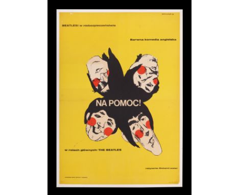 HELP! (1965) - Polish Poster - Linen-Backed, 1967 (First Release)Bidding for this lot will end on Thursday 30th May. The auct