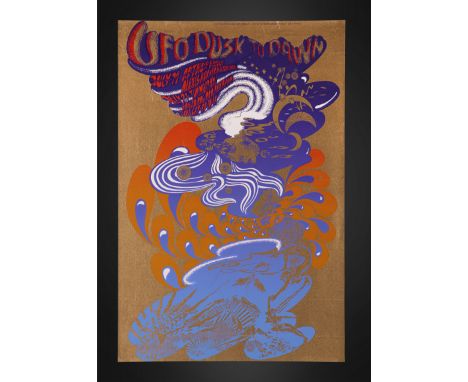 PINK FLOYD, MOODY BLUES, CRAZY WORLD OF ARTHUR BROWN AND OTHERS (1968) - UFO "Dusk Till Dawn" Concert Poster, 1967Bidding for