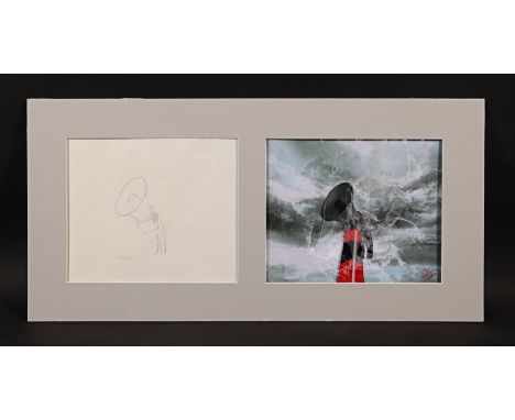 PINK FLOYD: THE WALL (1982) - Original The Marching Hammer Animation Cel and Pencil Drawing, 1982Bidding for this lot will en