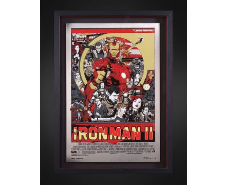 IRON MAN II (2010) - Signed and Hand-Numbered Limited Edition Metal Print by Tyler Stout, 2010Bidding for this lot will end o