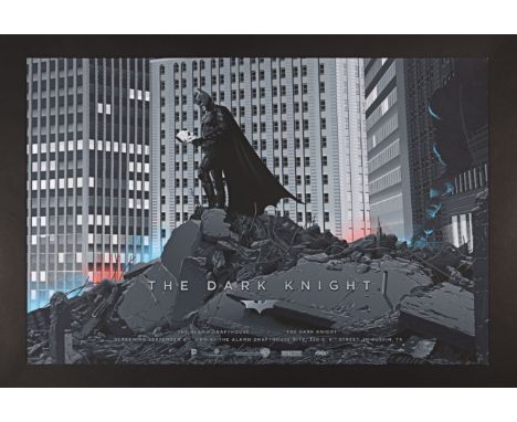 THE DARK KNIGHT (2008) - Hand-Numbered Limited Edition Variant Print by Laurent Durieux, 2016Bidding for this lot will end on