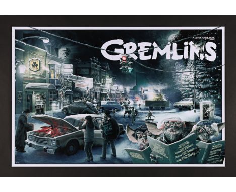 GREMLINS (1984) - Hand-Numbered Limited Edition Artist's Proof Print by Saniose, 2019Bidding for this lot will end on Thursda