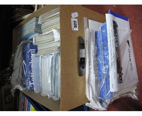 Tottenham Hotspur Home Programmes, 1971-80, approximately 686:- One Box, vendors personal lists accompanies this lot.