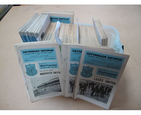 Tottenham Hotspur Home Programmes, 1966-7 (104), 67-8 (87), 68-9 (107), 69-70 (84), 70-1 (104), (486), vendors personal lists