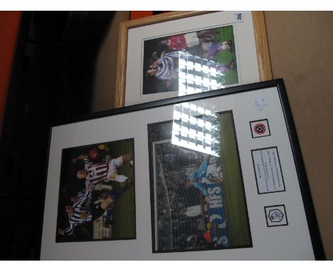 Alan Quinn Montage, featuring images of goal scoring for both Sheffield United and Wednesday against each other; one other ce