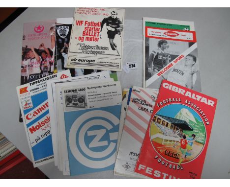1976 Gibraltar Football Festival, featuring Sheffield United, Blackburn, Wolves, &amp; Lincoln. 79-80 Dundee v. Sheffield Uni