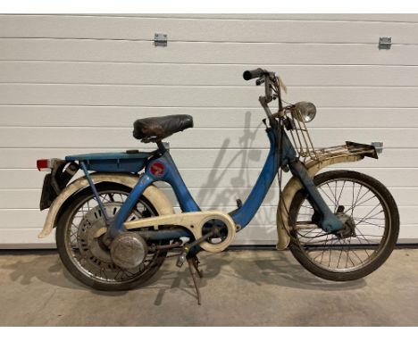 Honda 50 moped. Engine no P50E154043. Reg MYD6IE. No docs 