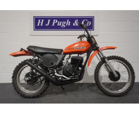 Suzuki TM400 motorcycle. 400cc. Matching engine and frame numbers. Good compression. Will need recommissioning before going o