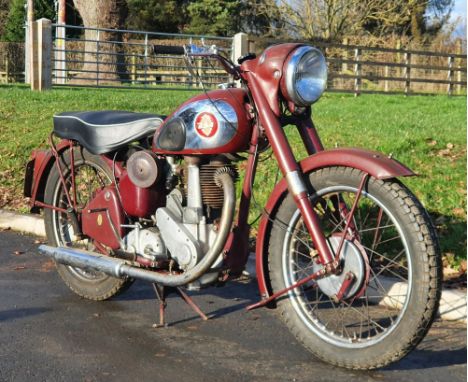 BSA B31 rigid motorcycle. 1954. Engine and gearbox in good running order, correct air filter fitted, One of the last rigid fr