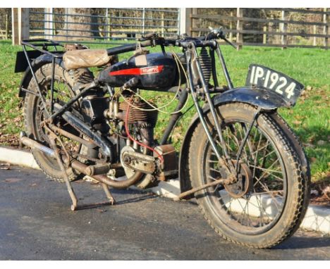 1928 Triumph NSD project. Frame No. 2001906. Engine No. 212939 ROR. Reg. IP1924. Old V5