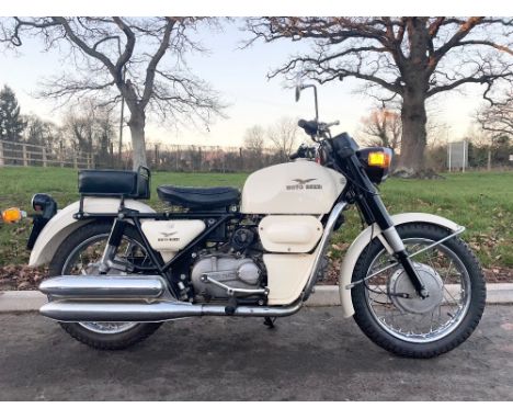 Moto Guzzi N/Falcone motorcycle. 1973. 500cc. Frame No- N4611 Engine No-A11841. Genuine low miles showing. c/w Italian papers