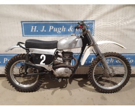 Walker BSA 250cc scrambler. Twinpark ignition methanol engine 