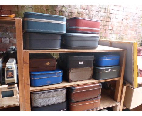 Quantity of vintage suit cases