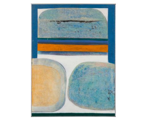 Thomas Yeo (Singaporean  1936-) Untitled signed (lower left), oil on mixed media laid on boardDimensions:81.3cm x 61cm (32in 