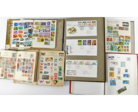 Various stamps, first day covers, GB, world used, etc. to include 70s and 80s first day covers, a Swiftsure album, containing