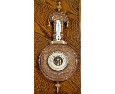 Antique Barometer with interesting carved design