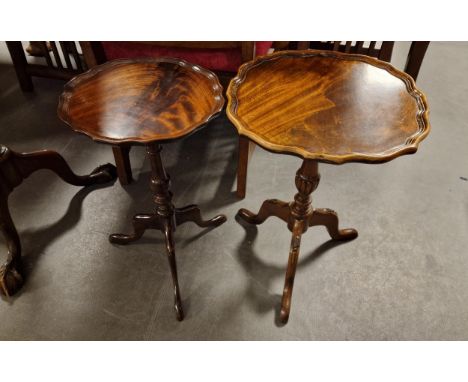 Pair of Walnut Vintage Occasional Tables 