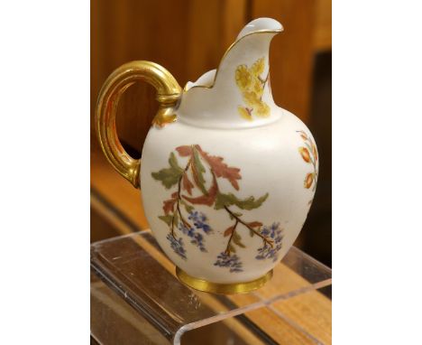 Royal Worcester Antique 1885 Puce Mark Jug - 1094 mark to base