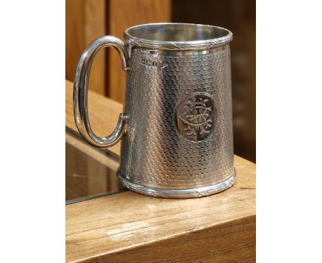 Vintage Sterling Silver Walker &amp; Hall Tankard - 142.7g