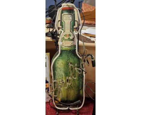 Grolsch Vintage Light-up/Neon Beer Breweriana Advertising Sign - 32 inches high