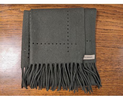 A Vintage Burberry Cashmere Scarf
