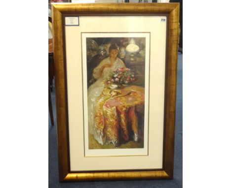 Royo, Signed Limited Edition Print, 'A Season', certificate verso, 67cm x 35cm.
