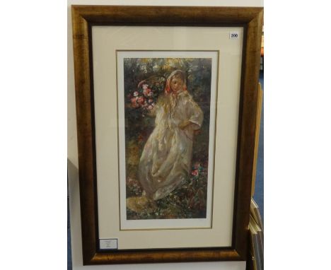 Royo, Signed Limited Edition Print, 'Autumn', certificate verso, 67cm x 34cm