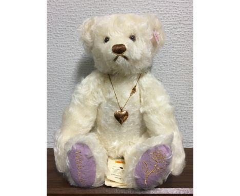 BOXED STEIFF MOHAIR DIANA MEMORIAL TEDDY BEAR 662560