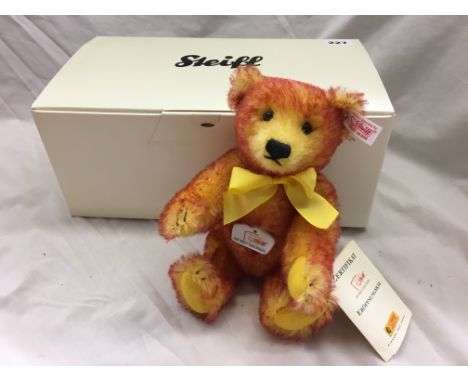 STEIFF - DIE WELT VON STEIFF CELEBRATION BEAR, NO. 00668 RARE, LIMITED EDITION 2005 24CM FULLY JOINTED