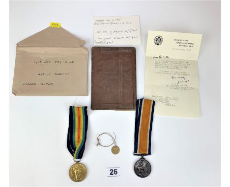 The Great War for Civilisation 1914-1919 medal and 1914-1918 medal both marked 21439 Pte. H. Salter. W. Rid. R, miniature Ara