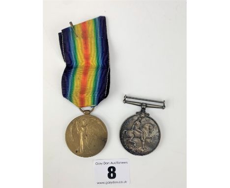 1914-1918 Medal and The Great War for Civilisation 1914-1919 Medal, both marked 161 Cpl. F. S. Hall. R. A. M.C.&nbsp;