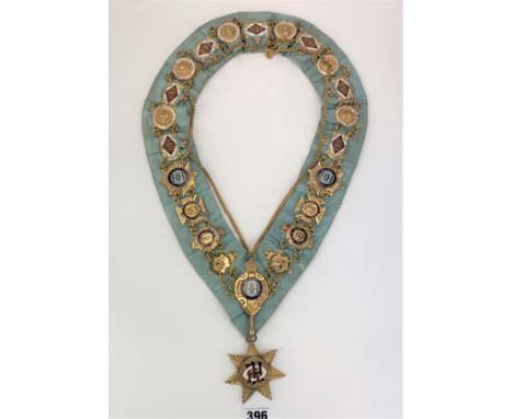 Buffaloes sash with medallions