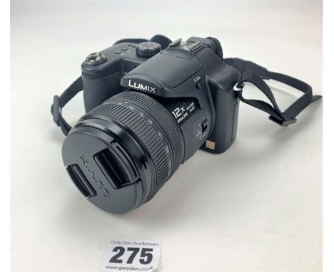 Lumix Panasonic DMC-FZ50 digital camera with strap