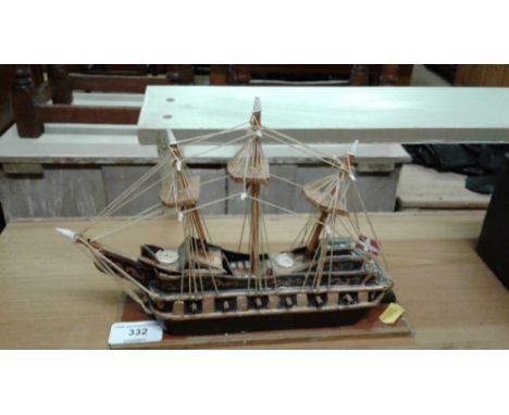 A small model ship 