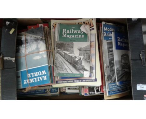 Five boxes of 'Railway Model' and other magazines