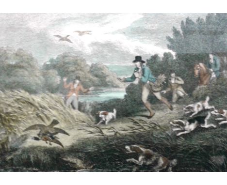 A set of four 19th Century coloured hunting prints
