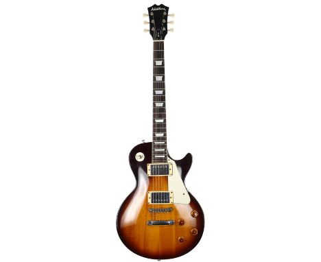 1989 Washburn WP-50 electric guitar; Body: tobacco burst finish, a few light dings mainly to the back and edges, vacant strap