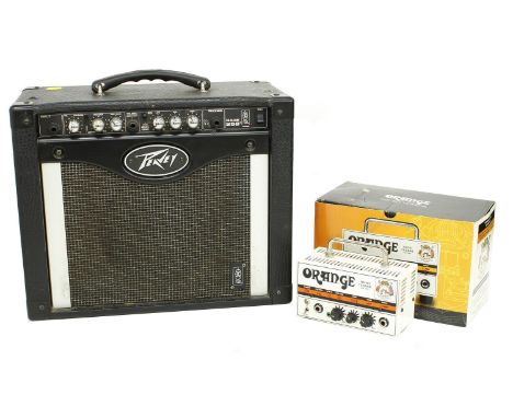 Orange Micro Terror guitar amplifier, boxed (missing PSU); together with a Peavey Rage 258 guitar amplifier (2)  *Please note