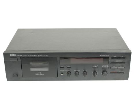 Yamaha KX-390 stereo cassette deck  *Please note: Gardiner Houlgate do not guarantee the full working order of any electrical
