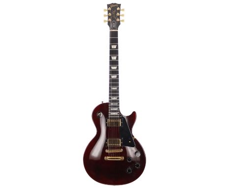 1994 Gibson Les Paul Studio electric guitar, made in USA; Body: wine red finish, a few dings to edges and further light marks