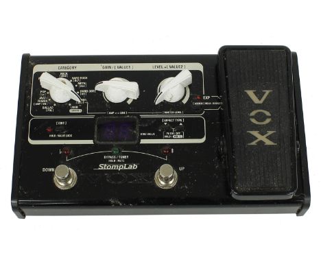 Vox Stomp Lab IIG guitar effects pedal  *Please note: Gardiner Houlgate do not guarantee the full working order of any electr